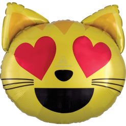 Westcoast Balloon 36423 Emoticon Cat Love