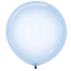 Westcoast Balloon 59194 Crystal Pastel Blue 24 Round (10Ct)