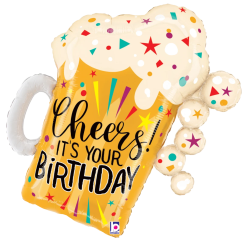 Westcoast Balloon 25365 Birthday Fun Confetti Beer