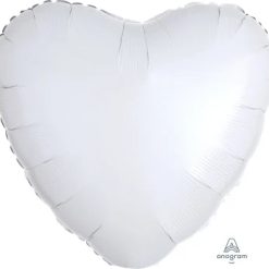 Westcoast Balloon 10595 Metallic White Heart