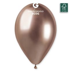 Westcoast Balloon 129656 Gemar Shiny Rose Gold 13 Round (25Ct)