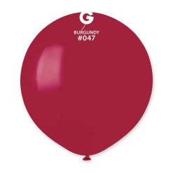 Westcoast Balloon 154757 Gemar Burgundy 19 Round (25Ct)