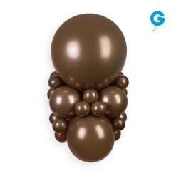 Alternative view of Westcoast Balloon 116601 Gemar Metallic Brown 11-12 Round (50Ct)