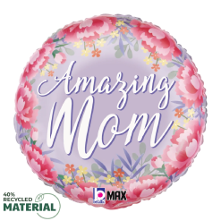 Westcoast Balloon 26435 Satin Floral Amazing Mom