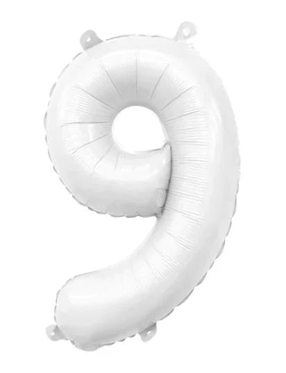 Westcoast Balloon 55486 Ellie'S White Number 9