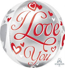 Westcoast Balloon 28480 I Love You Floating Hearts