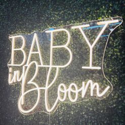 Alternative view of Westcoast Balloon Baby In Bloom Neon Sign Rental