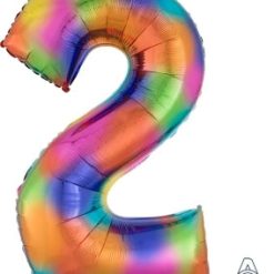 Westcoast Balloon 38532 Number 2 Rainbow Splash