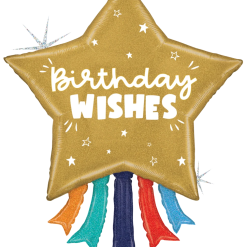 Westcoast Balloon 25117 Birthday Wishes Star
