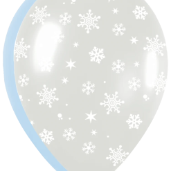 Westcoast Balloon 53299 Snowflakes 11 Round