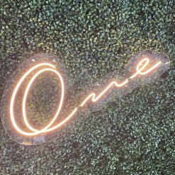 Westcoast Balloon One Neon Sign Rental - Script