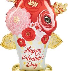 Westcoast Balloon 43732 HVD Satin Painted Flowers