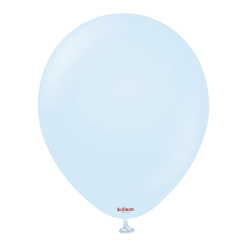 Westcoast Balloon K68031 Kalisan Pastel Matte Macaron Baby Blue 24 Round (5Ct)