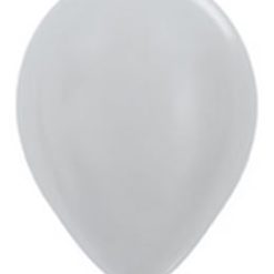 Westcoast Balloon 51067 Metallic Silver 5 Round (100Ct)