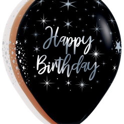 Westcoast Balloon 53337 Happy Birthday Radiant 11 Round