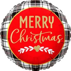 Westcoast Balloon 42053 Christmas Plaid