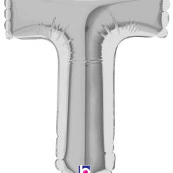 Westcoast Balloon 14920S Air Fill Letter T Silver 7 In