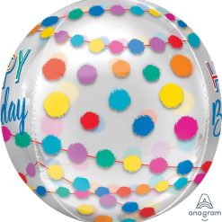 Alternative view of Westcoast Balloon 41265 Happy Birthday Rainbow Puffs