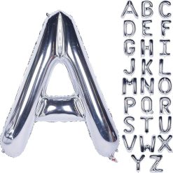 Westcoast Balloon 40 Lucky Foil Letter A Silver