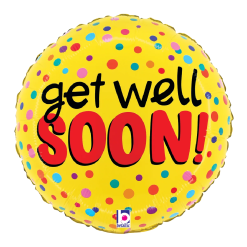Westcoast Balloon 21373 Get Well Bright Dots