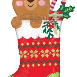Westcoast Balloon 46926 Beary Christmas Stocking