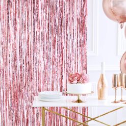 Alternative view of Westcoast Balloon CRT-019R Party Curtain - Rose Gold