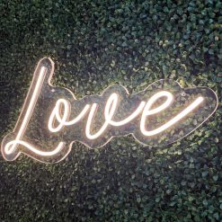 Alternative view of Westcoast Balloon Love Neon Sign Rental - White