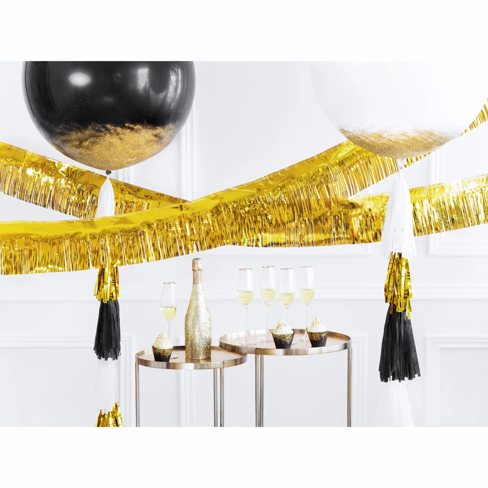 Westcoast Balloon CRT2-019 Party Curtain - Gold
