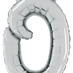 Westcoast Balloon 34715SP Script Letter O Silver