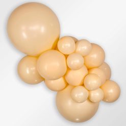 Alternative view of Westcoast Balloon 408491 Pastel Matte Malibu Peach 11 Round (50Ct)