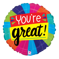 Westcoast Balloon 22004 You'Re Great Color Burst