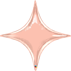 Westcoast Balloon 57850 Metallic Rose Gold Starpoint - 20In