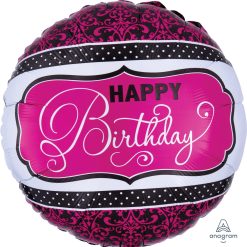 Westcoast Balloon 30926 Pink, Black, White BD, Bulk
