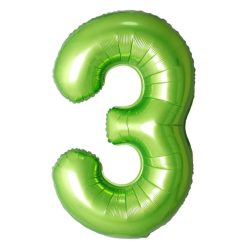 Westcoast Balloon FN40073 Number 3 Green