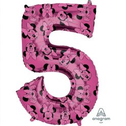 Westcoast Balloon 39888 Minnie Mouse Forever Number 5 (34In)