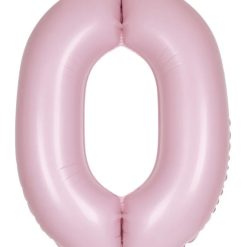 Westcoast Balloon 13880 Number 0 Matte Pink