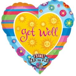 Westcoast Balloon 14215 Sing-A-Tune Get Well!