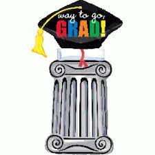 Westcoast Balloon 23859 Graduation Column