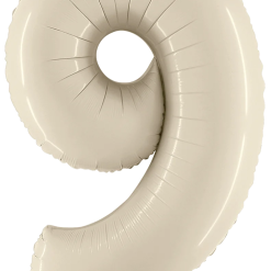 Westcoast Balloon 15849WS Megaloons Number 9 White Sand