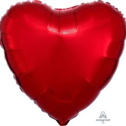 Westcoast Balloon 10584 Metallic Red Heart