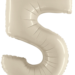 Westcoast Balloon 15845 Megaloons Number 5 White Sand