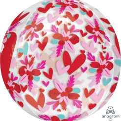 Alternative view of Westcoast Balloon 34170 I Love You Flowers