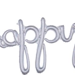 Westcoast Balloon 39173 Script Phrase Happy Holographic