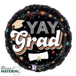 Westcoast Balloon 26447 Retro Yay Grad