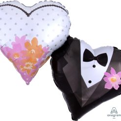 Westcoast Balloon 30842 Wedding Couple Hearts