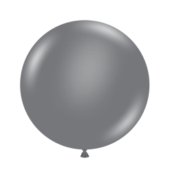 Westcoast Balloon 17080 Tuftex Gray Smoke 17 Round (50Ct)