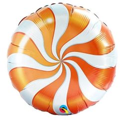 Westcoast Balloon 50981 Candy Swirl Orange
