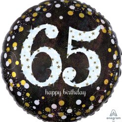 Westcoast Balloon 32133 Sparkling Birthday 65