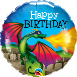 Westcoast Balloon 13314 Birthday Mythical Dragon