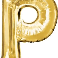 Westcoast Balloon 32978 Letter P Gold